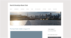 Desktop Screenshot of northbrooklynboatclub.org